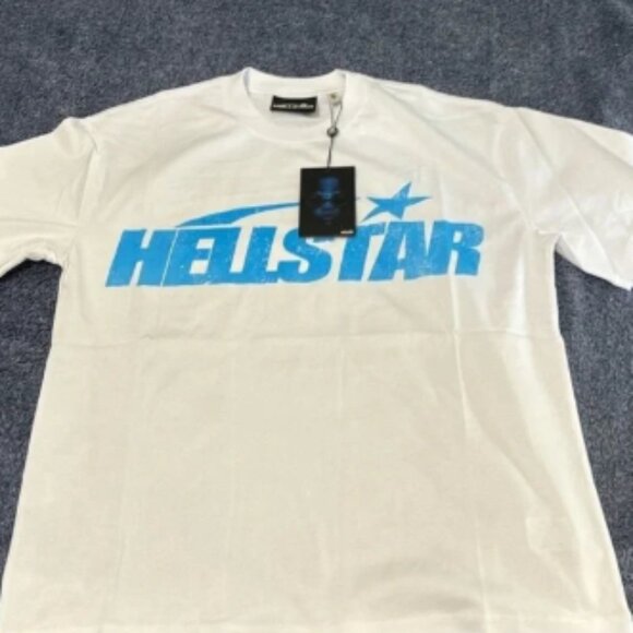 Brand New Blue Logo Hellstar Tee Men’s Large - Picture 1 of 2
